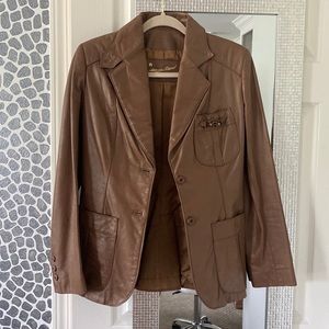 Etienne Aigner Leather Jacket